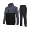 လက်ကားချပ်ချွေးဝတ်စုံအဆင်ပြေ Mens Jogging Tracksuit